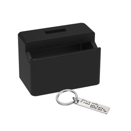 Morlike Silicone Seatbelt Secure Buckle Safety Cover Lock | Keep Children Safe in Car Seat and Prevent Kids from Accidentally Unbuckling | Buckle Guard Fits Almost Vehicles(Black, 1 Pack)