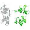 2Pcs Spring Branch Leaf Flower Metal Die Cuts,Spring Flower Leaf