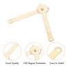 sourcing map 4Pcs Lid Support Hinge, 2.7"x0.8" 180 Degree Rotatable