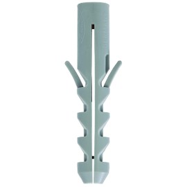 fischer S12 1/2" 25pcs Expansion Plug Rimless Nylon Expands in Two Directions Wood or Chipboard Screws Can Be Used, Ideal for Concrete and Solid Masonry
