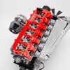 WOWOBONTOY Engine Building Blocks Kit That Works, SOHC 3.0L Turbocharged