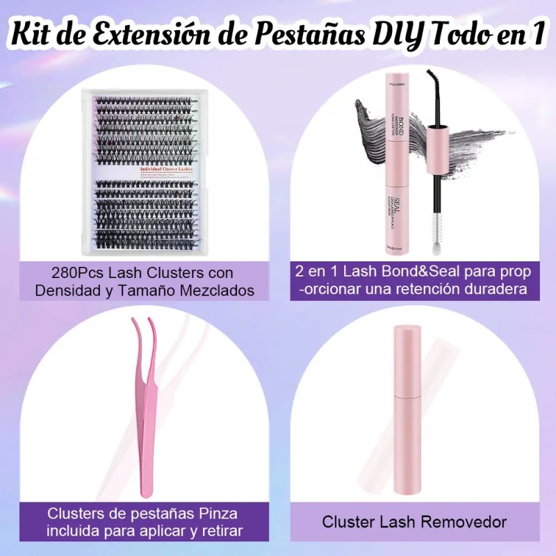 Pestañas Postizas 280 Diy Extensiones 30d 40d 10~14mm