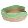 Round Cat Bed Cotton Rope Woven Basket Multipurpose Sleeping Scratching