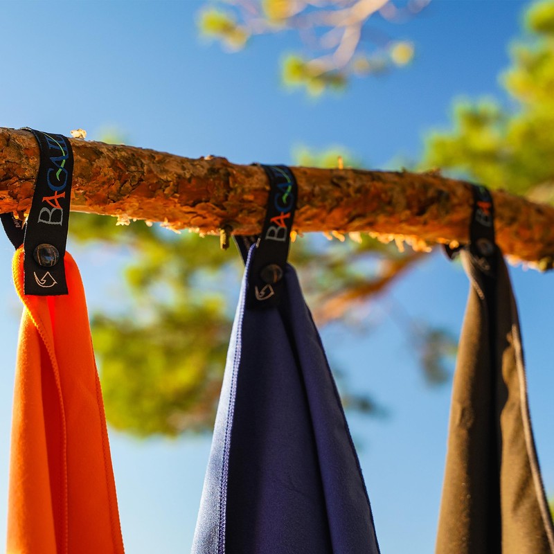 Bagail Microfibre Towel, Compact, Ultra-Light, Quick-Drying, with Breathable EVA Case,
