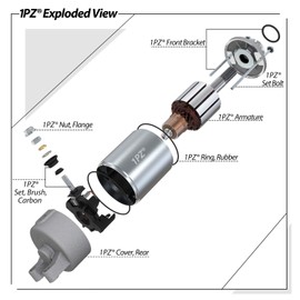 1PZ KS4-ST1 Starter Motor Replacement for Kawasaki KFX400 KSF400 Suzuki DRZ400 Quadsport LT-Z400 LTZ400 Arctic Cat 400 DVX 21163-S004 31100-29F00 3445-033