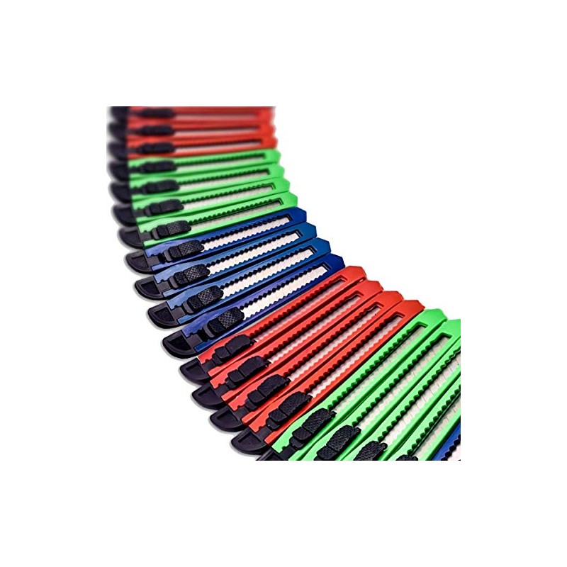 Utility Knife Box Cutter Retractable Blade Snap off Razor Knife