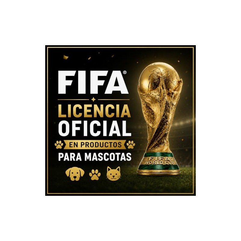 Collar y Correa para Perro con diseño Oficial FIFA –