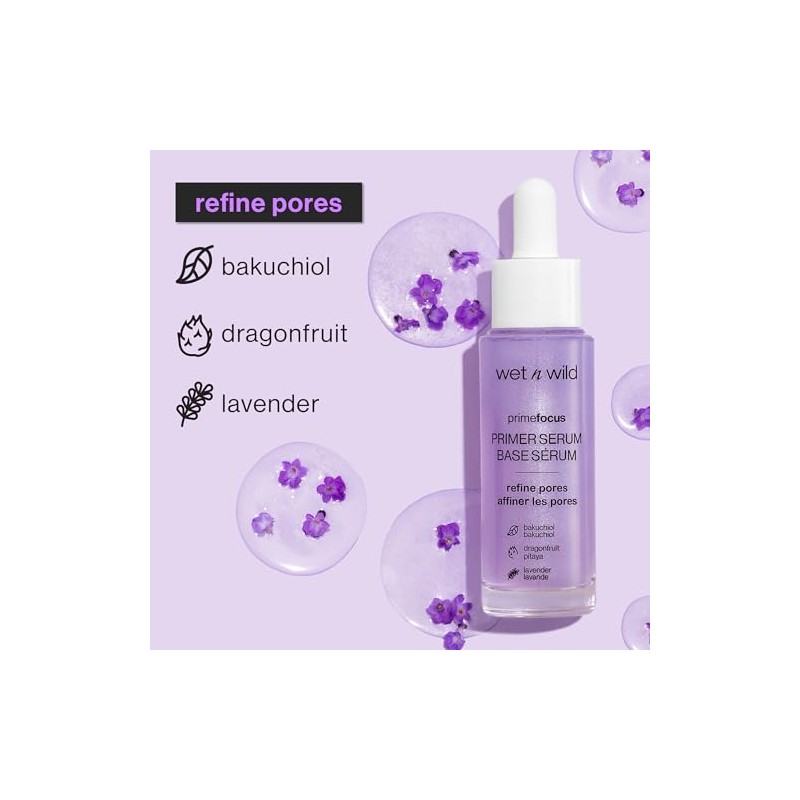 Wet n Wild Prime Focus Brightening Primer Serum Off-White Brighten,
