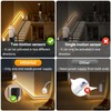 Dual Motion Sensor LED Light Strip 19.7ft Warm White for