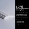 White Plastic Stick Low Density Polyethylene LDPE Plastic Welding Rod,