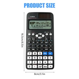 Lotvic FX-991EX Scientific Calculator, 552 Functions Scientific Calculator, 10+2 Digits Written Display Calculators, Portable Scientific Calculators for Students, Teachers, Business, School, Office