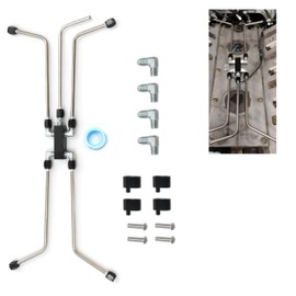 LS Coolant Crossover Steam Vent Kit,AN4 Fuel Brake Line,LS Stainless Coolant Crossover Steam Vent Kit,LS Coolant Crossover Steam Vent Kit Fit for LS1, LS2, LS3, LS6, LS7, LS9, LSX