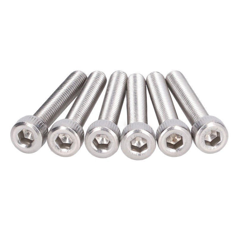 50Pcs Hex Socket Cup Head Screw Galvanized Steel M4 for