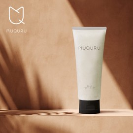 MUKURU Clay Face Wash, 4.3 oz (110 g), Facial Cleansing Foam, Amino Acids, Yeast, Honeys, Luir