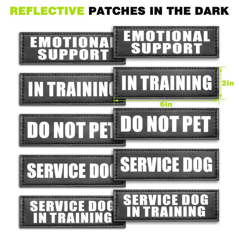 WINSEE Service Dog Vest Harness for Large Dog, Tactical Working