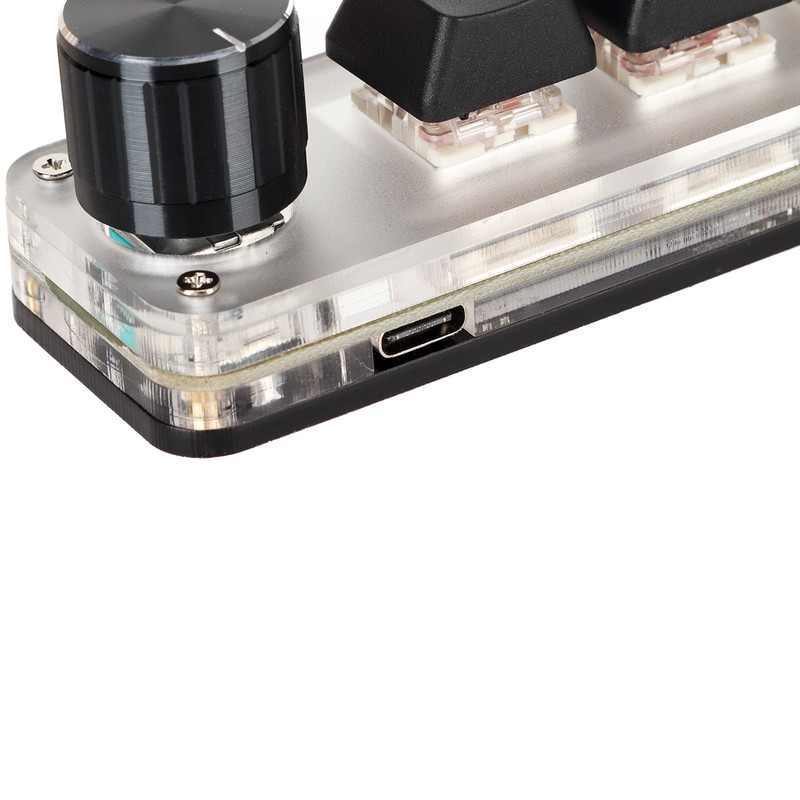 Red Switch Macro Keyboard Plug and Play Ergonomic Customized Knobs