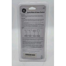 GE Audio Video & Game Switch Connect Three Devices AV23237 NEW 3 Systems NEW NWT