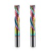 Trvoxviq Spiral Router Bits CNC End Mill, 6mm Shank Up