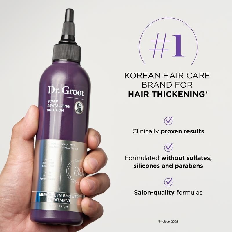 Dr. Groot Complete Hair Loss Reduction Set | Full-Size Shampoo,