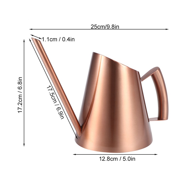 Household Stainless Steel Watering Can Pot Garden Green Plant Flower
