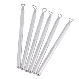BQLZR Aluminum Ribbon Polymer Clay Sculpting Tools for Trimming Detailing Pack of 6