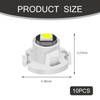 DYEKNEE 10 PCS Automotive T4.2 LED Dash Light, 0.39" x