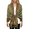 Achillea Ladies Pashmina Scarf, sage green