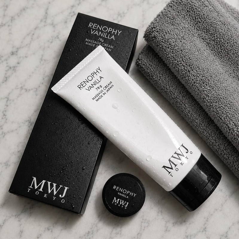 Renovy MWJ Tokyo Body Cream, For Muscles, Vanilla, 0.2 oz
