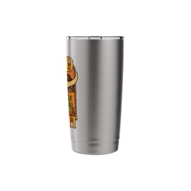 Christian Cowboy Western Bull Skull Design Jesus Stainless Steel Insulated Tumbler