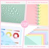 8pcs Discbound Dividers with Pocket 7x9.25'' Planner Dividers 9-Disc Notebook