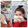 Spiareal 50 Pcs Happy Tears Tissues Packs Facial Tissues Items