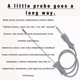 Wolf Oven Probe Replacement 5304503737 | Oven Temperature Sensor, 26-Inch Universal Thermometer Probe for Stove, Compatible with 00755060, 00492332, AP3775647, AP3194240