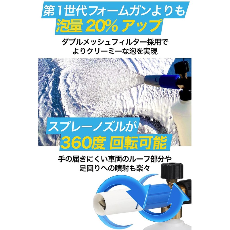 MJJC Foam Gun for Kärcher, Snow Foam Lance, Car Shampoo,