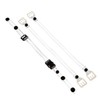 Toyo Safety No. TE-1 Transparent Chin Strap, Width 0.6 x