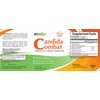 2 Pack Candida Combat, inhibidor de hongos probiótico-60 Cápsulas x2
