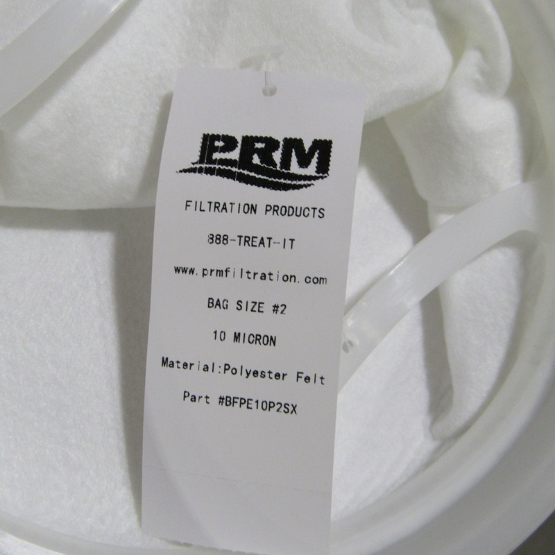 PRM(10 Pack) #2 Size 10 Micron Liquid Filter Bags, Polyester