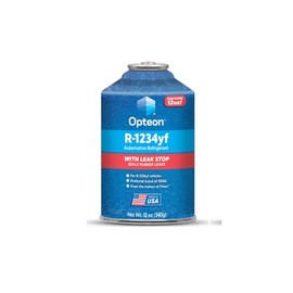 Opteon R-1234yf Refrigerant with Leak Stop for MVAC Use in a 12-Ounce Self-Sealing Container - 1 Can