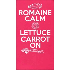 Romaine Calm Lettuce Carrot On Funny Apron for Kitchen Cooking Two Pocket Apron for Women and Men Heliconia