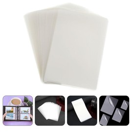 TEHAUX 100 Sheets Plastic Waterproof Laminating Film Thermal Laminating Pouches for Photos Id Cards and Scratch-Resistant