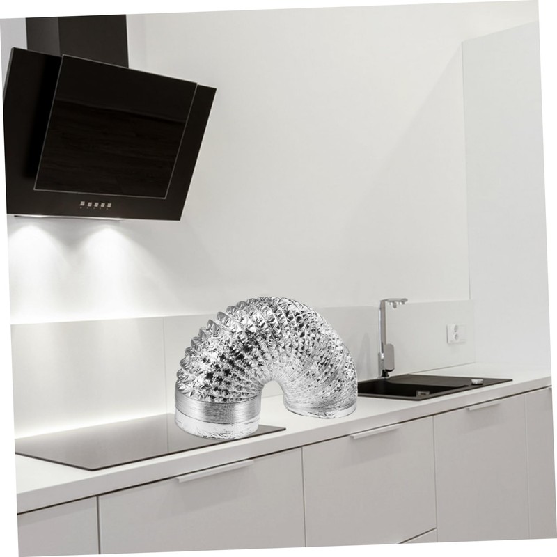 KONTONTY Flexible Foil Exhaust Hose Chimney Flue for Kitchen Range