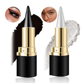 Asheyya 2 Pcs Natural Black Eyeliner Cream, Ayky Long Wear Gel Eyeliner Waterproof for Daily or Party Looks
