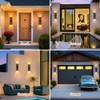 TPSHPTS Outdoor Wall Lights 4 Pack, 15" Up and Down