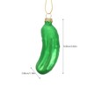 VALICLUD Christmas Cucumber Christmas Tree Decoration Mouth-Blown Glass Tree Decoration