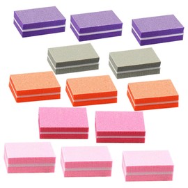 ORFOFE Sponge Nail File Block 50pcs Nail Buffering Files Fingernail Buffering Tools for Smooth