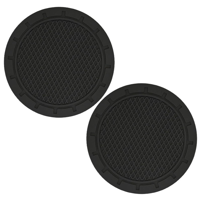 Ram® Universal Car Cup Holder Coasters, Anti-Grip Cup Holders for
