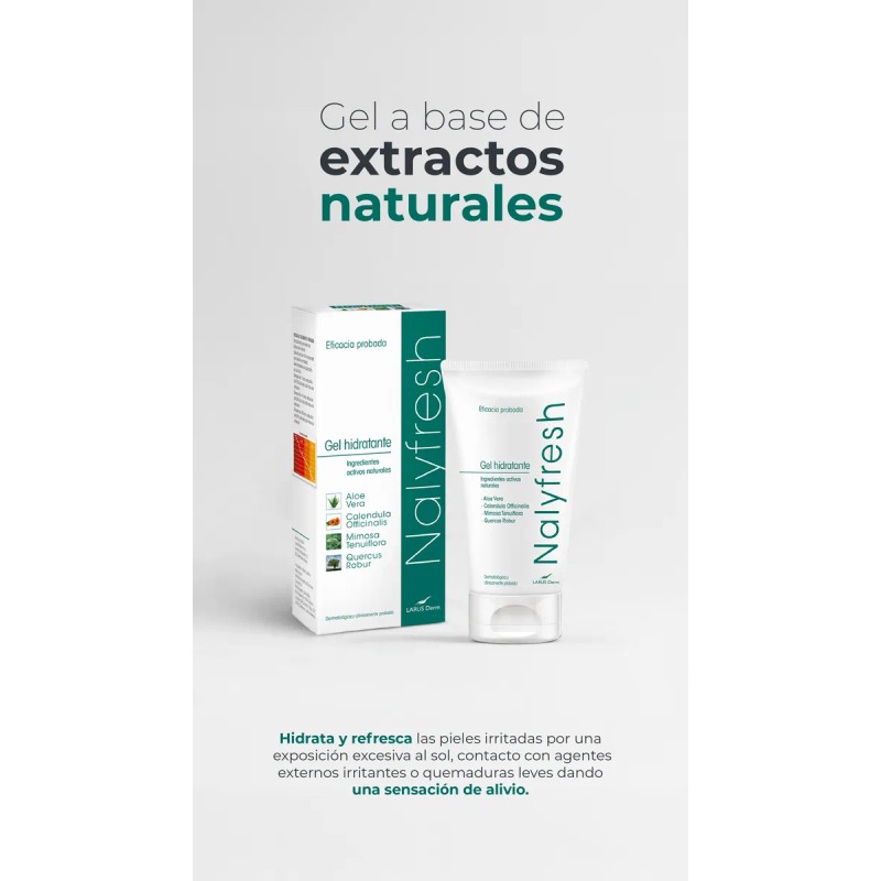 Gel Hidratante Aloe Vera Calendula Natural Nalyfresh 75ml Fresca