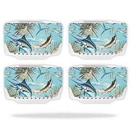 MightySkins Skin Compatible with Blade Chroma Drone Battery (4 Pack) – Island Fish | Protective, Durable, and Unique Vinyl Decal wrap Cover | Easy to Apply, Remove | Made in The USA