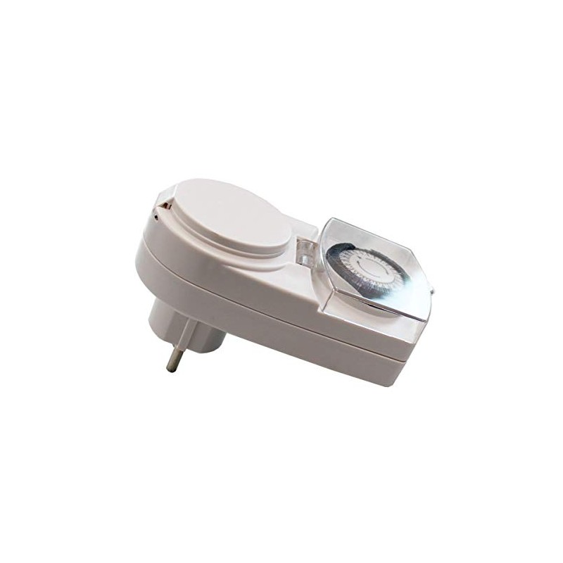 UNITEC Outdoor Mechanical Daily Timer IP44 Analogue White 30 Minute
