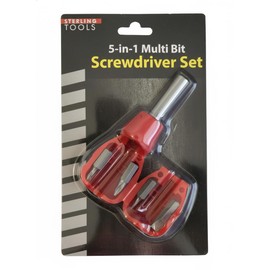 Screwdriver 5-in-1 Multi-Bit Set – Compact Portable Hand Tool with Interchangeable Bits for Furniture, Home Repairs, Car Maintenance & DIY Projects