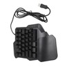 One Handed Gaming Keyboard 7 Color RGB Backlight Ergonomic 35